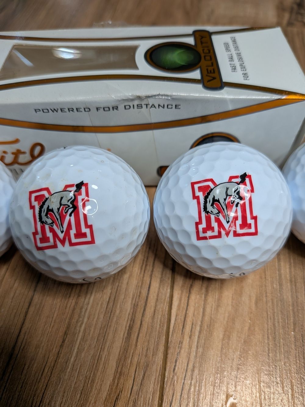 Titleist Velocity Muhlenberg College Logo Golf Balls, Set of 5